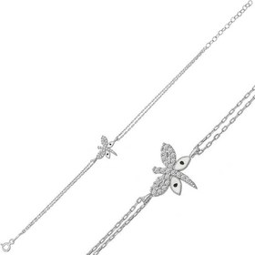 Resim Silver Dragonfly Women's Bracelet 