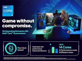 Resim Intel i5-14400 On Çekirdek 2.5 GHz Kutulu İşlemci 