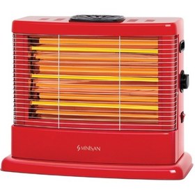 Resim Minisan Midi S 2100 W Quartz Isıtıcı Kırmızı 