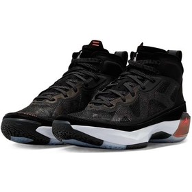 Resim Nike Air Jordan Xxxvıı Basketball Shoes Erkek Siyah Bilekli Basketbol Ayakkabısı Siyah 