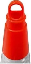 Resim Hayat Trafik - 75 cm PVC Trafik Konisi Çift Reflektifli Ağırlıklı Trafik Dubası 