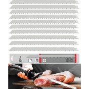 Resim Mager 10 Adet Tilki Kuyruğu Et Kemik Kesim Bıçağı 