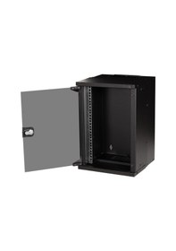 Resim Lande Pandora Soho 9u 300x300 10 Duvar Tipi Rack Kabinet Siyah Cam Kapaklı 