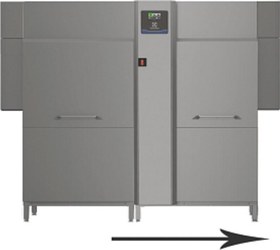 Resim Professional Çift Durulamalı Konveyörlü Bulaşık Makinesi 250 Sepet/saat (ön Yıkama Modülü İle Kullanılacak İse 865506 İle Birlikte Sipariş Edilmelidir) EDR25PEL5V 