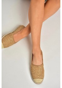 Resim Fox Shoes D280250017 Altın Hasır Günlük Kadın Ayakkabı Altın-hasır Altın 