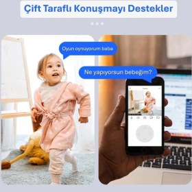 Resim Eco Lounge 5 Antenli Bebek Ev Güvenlik Kamerası 