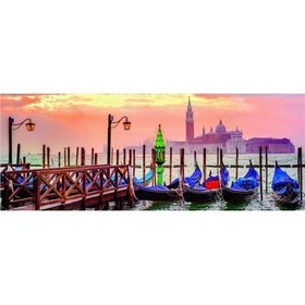 Resim Ravensburger 1000 Parçalı Panoramik Puzzle Gondollar-150823 