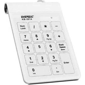 Resim KB-2014 Beyaz USB Dokunmatik Numerik Standart Klavye 