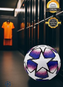 Resim x1marka Orijinal Şampiyonlar Ligi Futbol Topu Özel Tasarım Halı Saha Çim Beton Zemin No:5 Top Inter Model 
