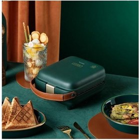 Resim Elektrikli Waffle Maker Demir Sandviç Makinesi Makinesi Kabarcık Yumurta Kek Fırın Kahvaltı Waffle Makinesi 220 V 3 Pişirme Tepsisi | Waffle Makineleri 