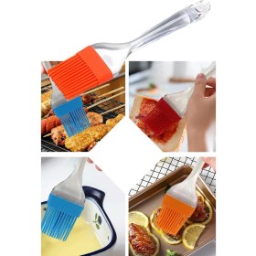 Resim 2 Adet Büyük Boy Silikon Yağ, Sos, Yumurta Fırçası 22,5 Cm, Yüksek Isıya Dayanıklı, Pp Saplı 