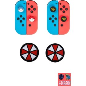 Resim Beboncool Nintendo Switch/switch Oled/switch Lite Analog Koruyucu Silikon Pad 