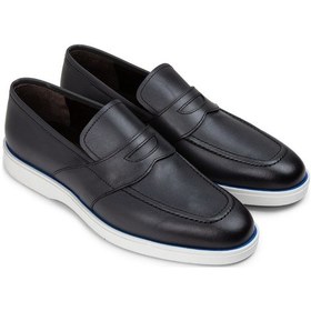 Resim Deery Hakiki Deri Gri Erkek Loafer Ayakkabı - 01960mgrıc01 Gri 