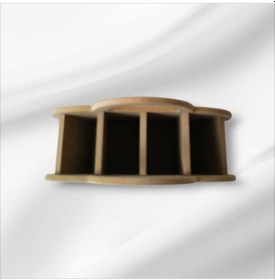 Resim Ahşap-boyanabilir- 4 Bölmeli Kaşıklık 