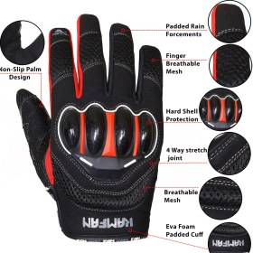 Resim Kamfan Hfg-06 Bisiklet Eldiveni Yarım Parmak 