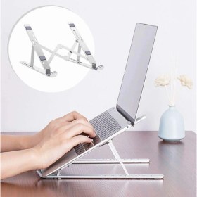 Resim Hype Store Buffer® Ayarlanabilir Dizüstü Bilgisayar Destek Tabanı Tamamen Katlanabilir Taşınabilir Laptop Yükse 