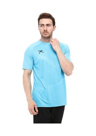 Resim Raru Erkek Dijital Baskılı T-Shirt Justa Turkuaz (550688298) Çok Renkli 