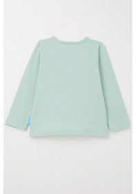 Resim Breeze Erkek Bebek Uzun Kollu Tişört Basic 9 Ay-3 Yaş, Mint Yeşili Mint Yeşili 
