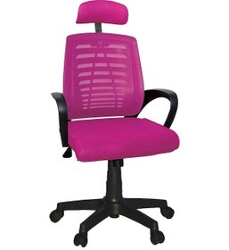 Resim Türksit Karizma File Müdür Koltuk Plastik Ayak Pembe 