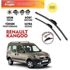 Resim Renault Kangoo Ön Silecek Seti 2003 Model Araca Özel Aparat 