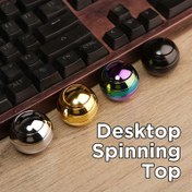 Resim Kinetic Dönen Masa Oyuncakları, Fidget Spinner, Ofis İçin Yetişkinler için Metal Fidget Oyuncaklar, Çok Yönlü Eğlence, Optik Yanılsama Dönüşüm Oyuncağı 