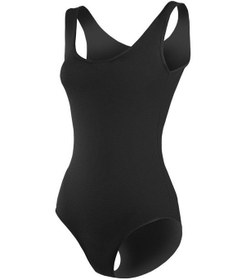 Resim 6 Adet Yıldız Bayan Likralı Geniş Askılı Çıtçıtlı Body Siyah 2057 001 