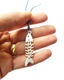 Resim cuaderno Balık Kılçığı Figürlü Araba Dikiz Ayna Süsü Hediyelik Aksesuar 