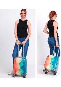 Resim Coral High Minik Boy Çocuk Valizi Renkli Desenli 16762 