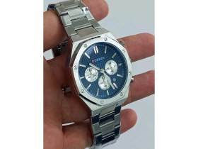 Resim Curren Çelik Kordonlu, Fonksiyonları Aktif, Kronometreli, Takvimli, Su Geçirmez, 2 Yıl Garantili Erkek Saati 