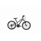 Resim Bisan Buffalo Çocuk Bisikleti 30 Cm V 24 Jant 18 Vites Füme Siyah Sarı Füme - Sarı 