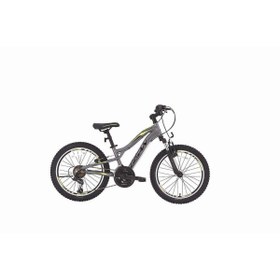 Resim Bisan Buffalo Çocuk Bisikleti 30 Cm V 24 Jant 18 Vites Füme Siyah Sarı Füme - Sarı 