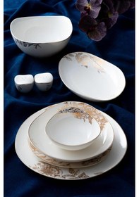 Resim Acar Blanca 6 Kişilik 29 Parça Porselen Yemek Takımı Beyaz 