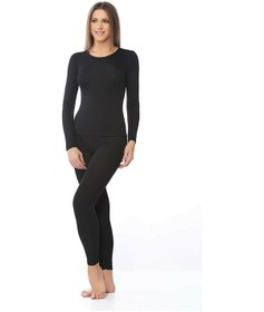 Resim 1 Adet Termal Alt Üst Takım Siyah 