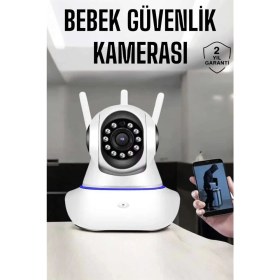 Resim MCM Group Wifi Kamera Ev Kamerası Gece Görüşlü Kablosuz Bebek Izleme Kamerası 