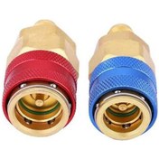 Resim Pazly Türk Otomotiv R134a Hızlı Bağlantı Adaptörü - Pirinç, Yüksek/düşük Basınçlı, Kolay Kullanım 