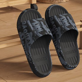 Resim Erkekler için Karakter Baskılı Slip-On Terlikler - Yumuşak EVA İç/Dış Mekan Ev Ayakkabısı, Banyo, Duş ve Plaj İçin - Tüm Mevsimlerde Rahatlık Sunan Şık Tasarım, Sevimli Terlikler 