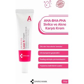Resim Centecassol Aha-Bha-Pha İçeren Sivilce ve Komedon Kremi 30 G 