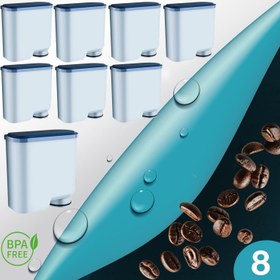 Resim Shuii Pure Kafe PH012 - Philips Saeco Aquaclean için 8 Adet Kahve Makinesi Su Filtresi 