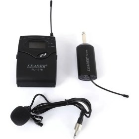 Resim Kablosuz Yaka Mikrofon Leader PU-137B 