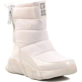 Resim Ayakmod Dmk-z001 Beyaz Rugan İçi Kürklü Kadın Kar Botu 001 