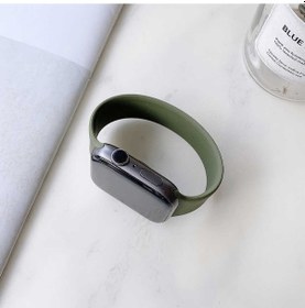 Resim Apple Uyumlu Watch 38mm Kordon Silikon Solo Loop Small Kordon 