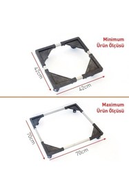 Resim Tabivar Beyaz Eşya Altlığı Ayarlanabilir Max. 150 Kg Dolap Altı 