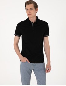 Resim Pierre Cardin Erkek Siyah Tişört 50302616-vr046 Siyah 