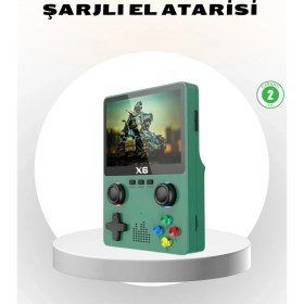 Resim Dinç Store 44 Taşınabilir Oyun Konsolu 3.5 Inç IPS Ekran Yaylı Çift Lr Tuşlu Dinç Store 