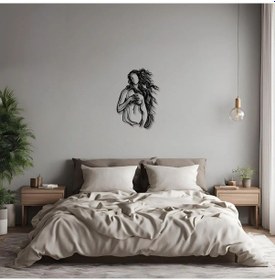 Resim Lazer Kesim Metal Duvar Dekoru Venüs'ün Doğumu 1 Birth Of Venus 1 Metal Duvartablosu Sanat 