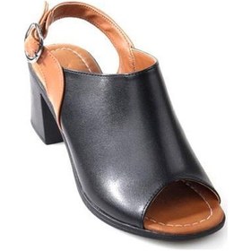 Resim Papuçcity Frzn 02874 6 Cm Kadın Topuklu Sandalet 001 