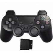 Resim Siyah-şeffaf Renkli Kablosuz Gamepad Sony Ps2 2.4g Titreşim Joystick Blutooth Denetleyici Playstation 2 Joypad 