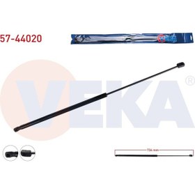 Resim Volkswagen Passat B7 2010-2014, Motor Kaput Amortisörü 734mm/320n 3aa823359a 