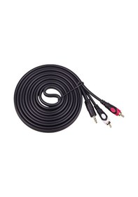 Resim 10M Stereo To 2 Rca Ses Kablosu - Özel Bakır Seri - 10 Metre 