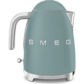 Resim smeg Smeg 50's Style Special Edition Mat Zümrüt Yeşil Kettle ve 1x2 Ekmek Kızartma Makinesi Seti 